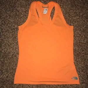 Dry fit orange north face tank